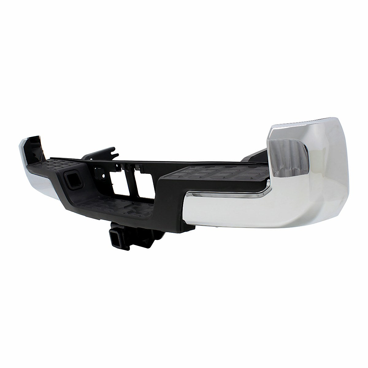 2016-2023 Toyota Tacoma Bumper Rear Assy With Towing Hook Without Sensor Hole Chrome_TO1103129-3