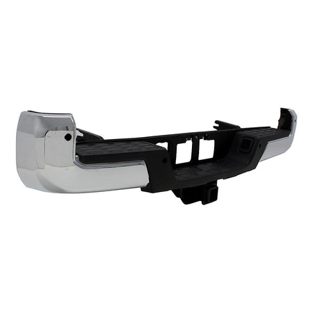 2016-2023 Toyota Tacoma Bumper Rear Assy With Towing Hook/Sensor Hole Chrome_TO1103130-2