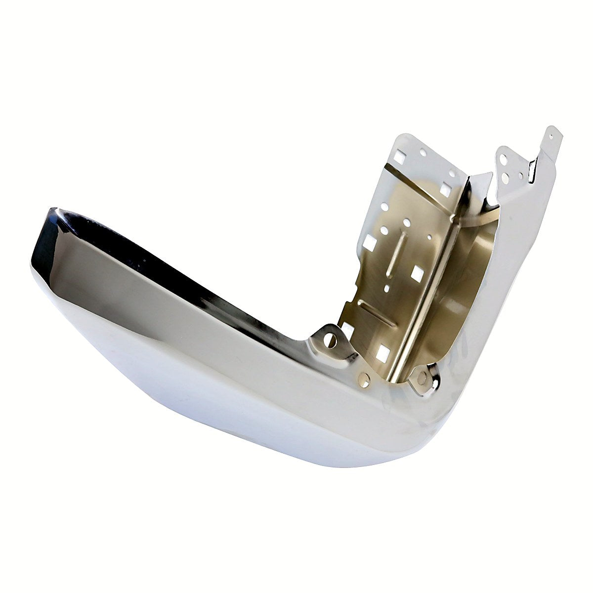 2014-2021 Toyota Tundra Bumper End Rear Passenger Side With Sensor Hole Chrome_TO1105124-4