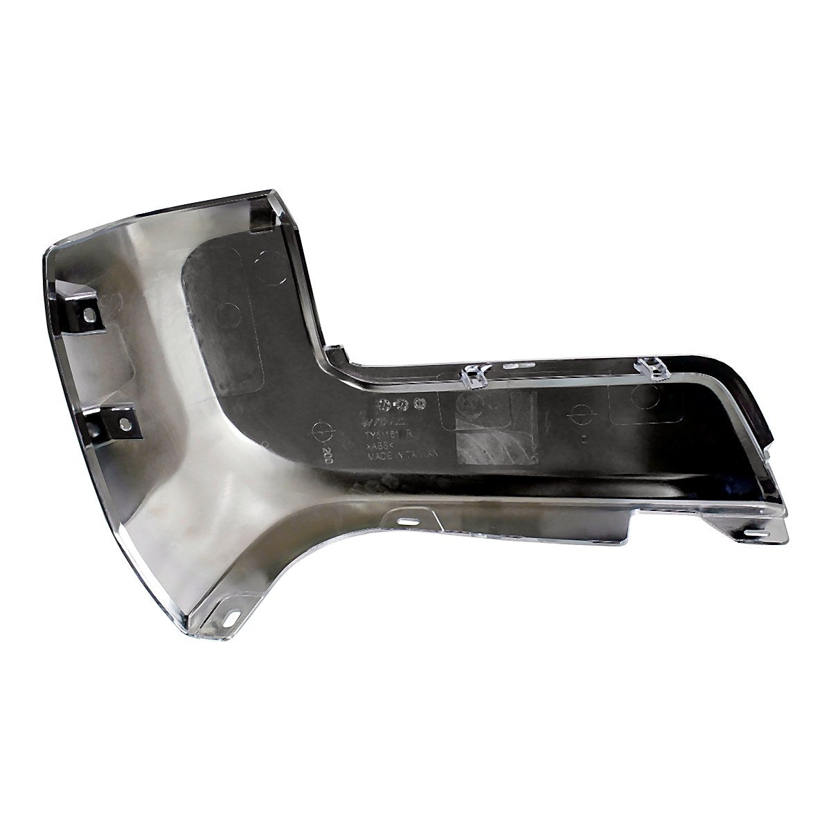 2016-2023 Toyota Tacoma Bumper End Rear Passenger Side Without Hole Chrome_TO1105131-5
