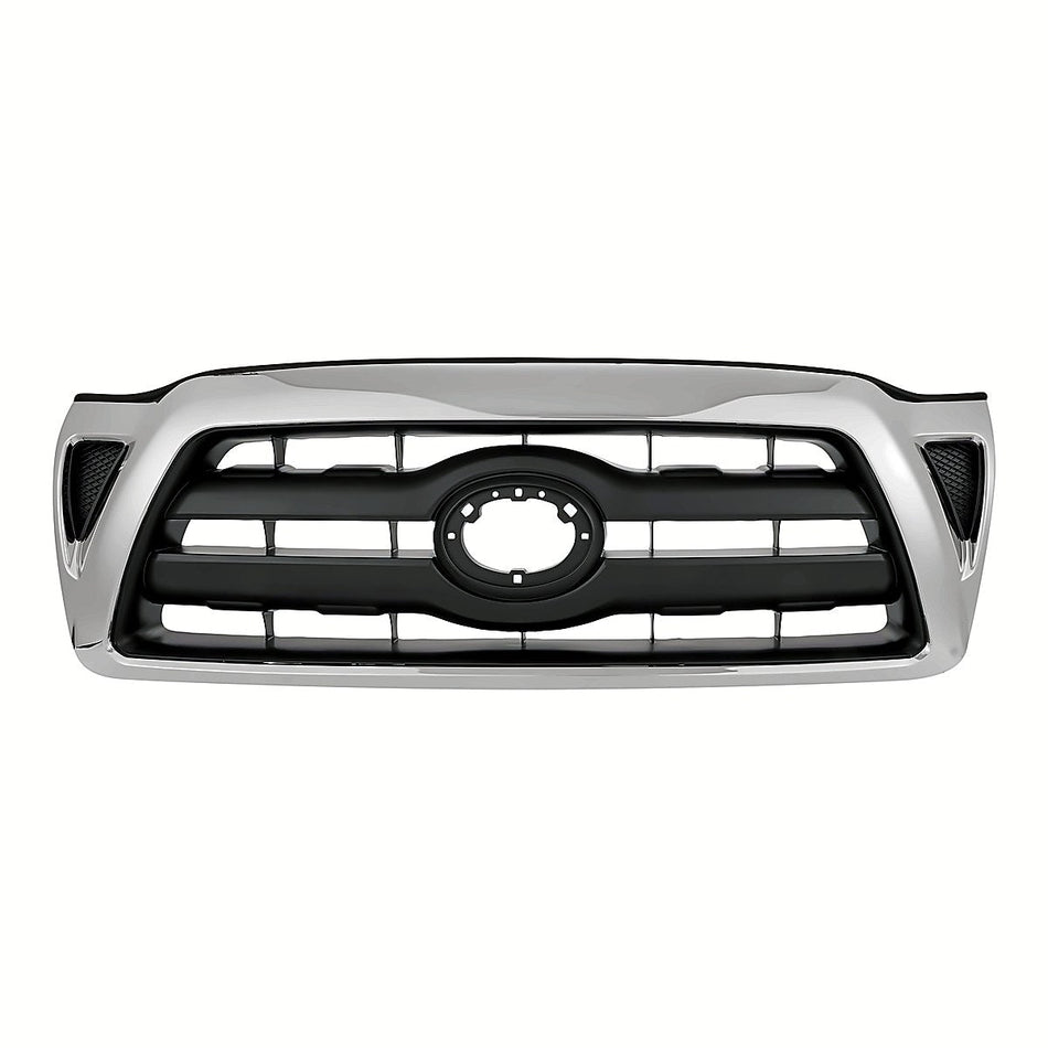 2005-2008 Toyota Tacoma Grille Chrome/Black – Front View (TO1200268)