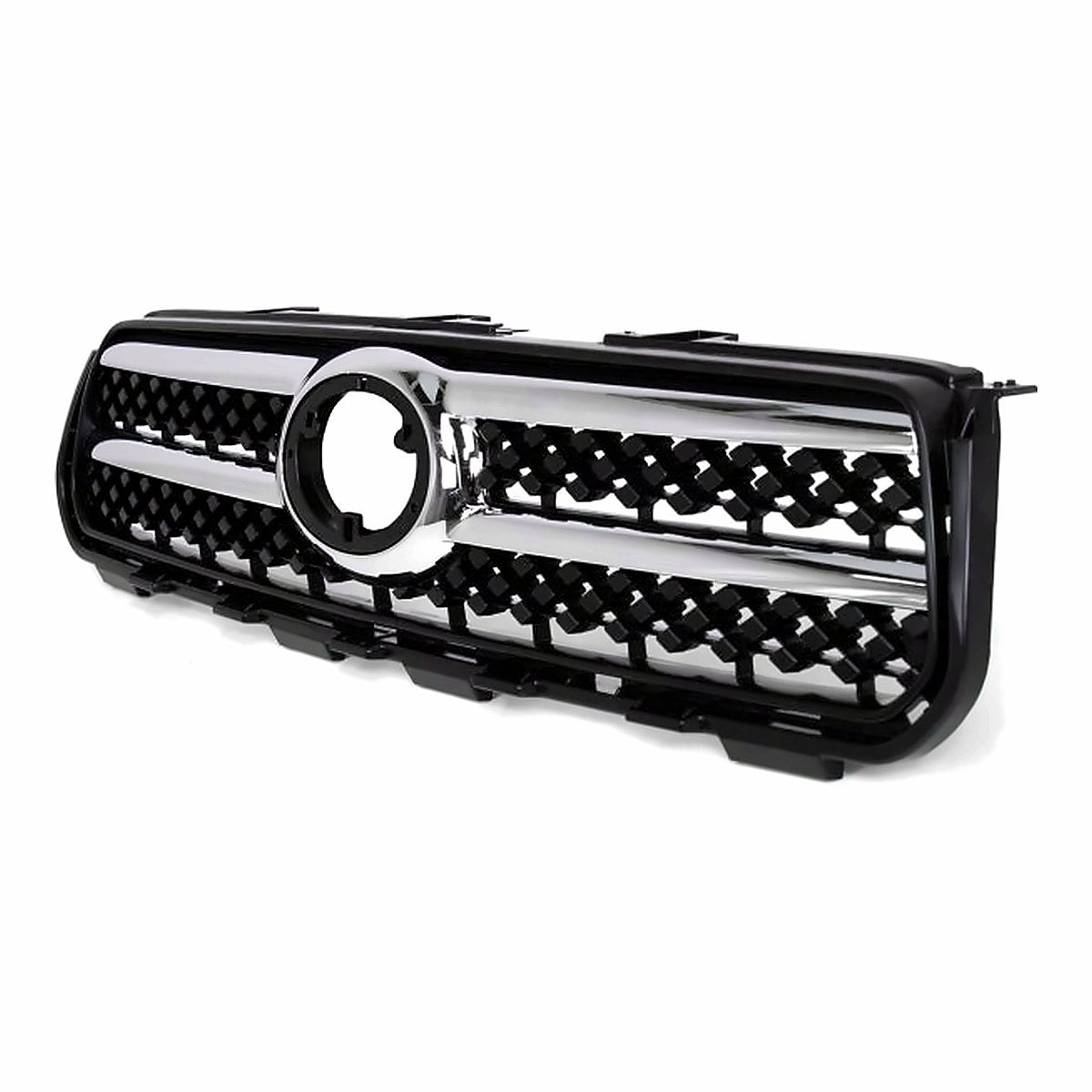 2006-2008 Toyota Rav4 Grille Chrome/Black 2.4/3.5L Ltd – Side View (TO1200292)