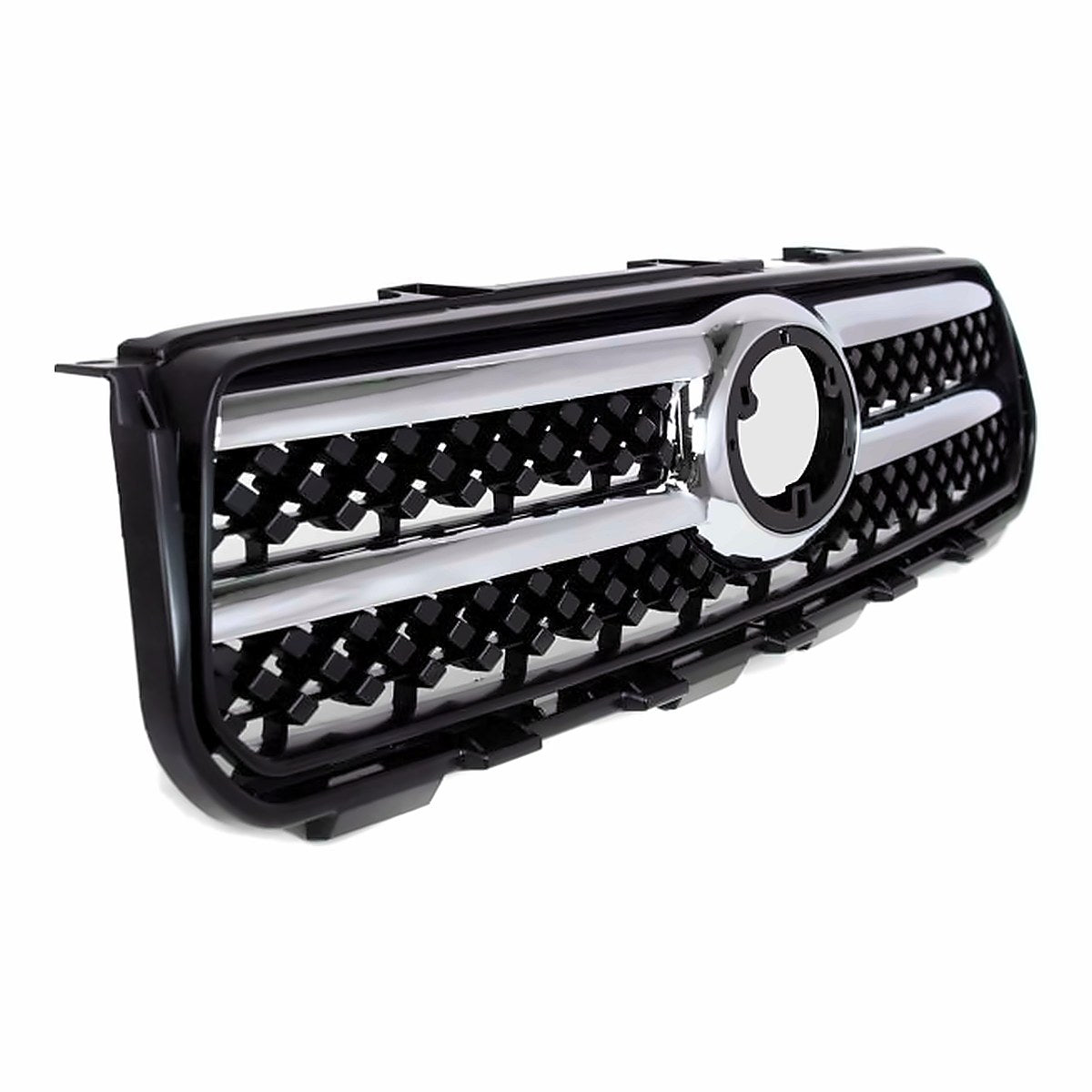 2006-2008 Toyota Rav4 Grille Chrome/Black 2.4/3.5L Ltd – Side View (TO1200292)