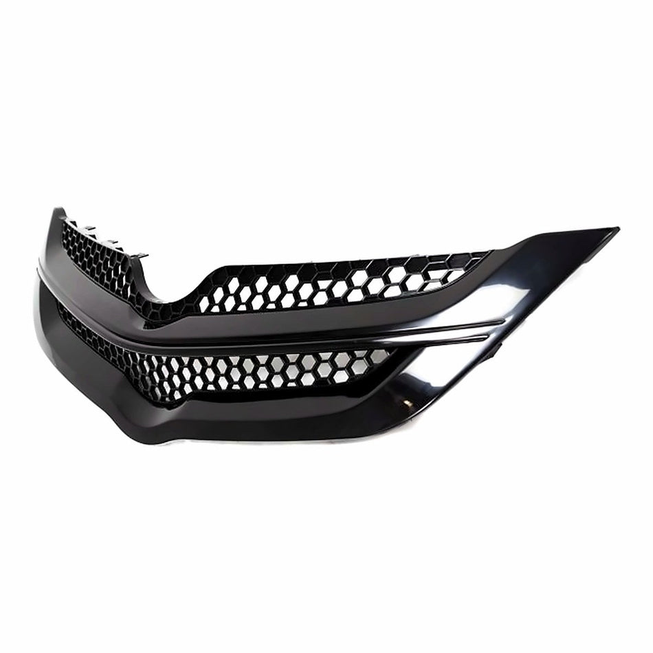 2007-2008 Toyota Yaris_Sedan Grille Matte-Black – Side View (TO1200294)