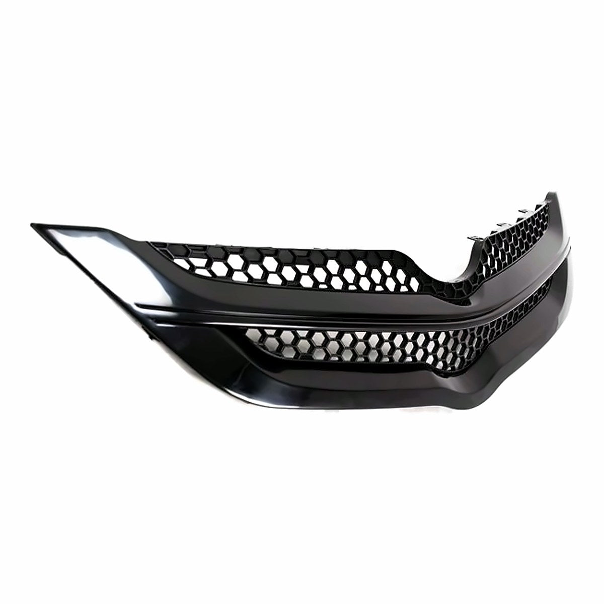 2007-2008 Toyota Yaris_Sedan Grille Matte-Black – Side View (TO1200294)
