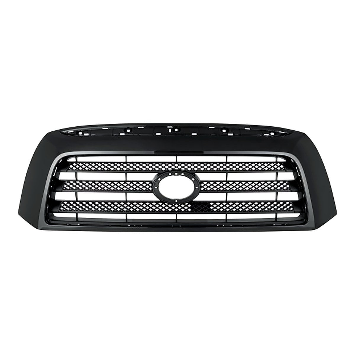 2007-2009 Toyota Tundra Grille Base Black Without Sport Pkg – Front View (TO1200300)