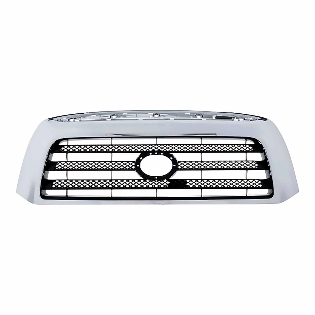 2007-2009 Toyota Tundra Grille Sr5 Model Black With Chrome Frontame – Front View (TO1200301)