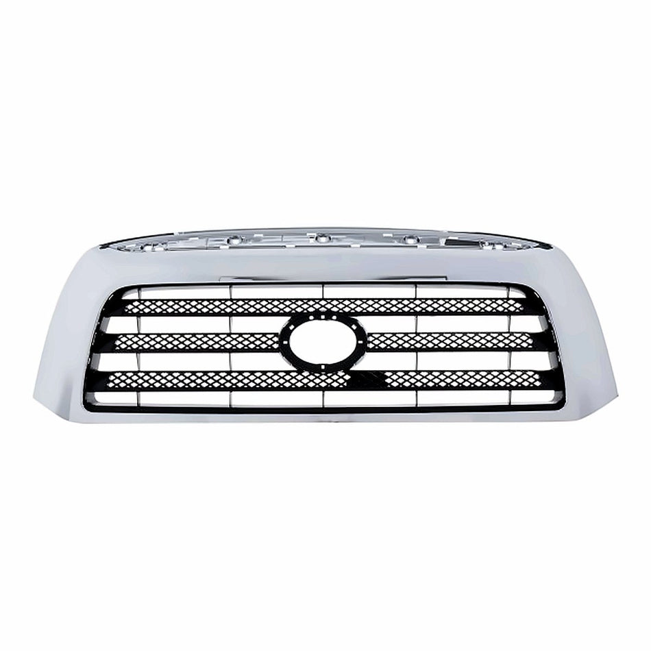 2007-2009 Toyota Tundra Grille Sr5 Model Black With Chrome Frontame – Front View (TO1200301)