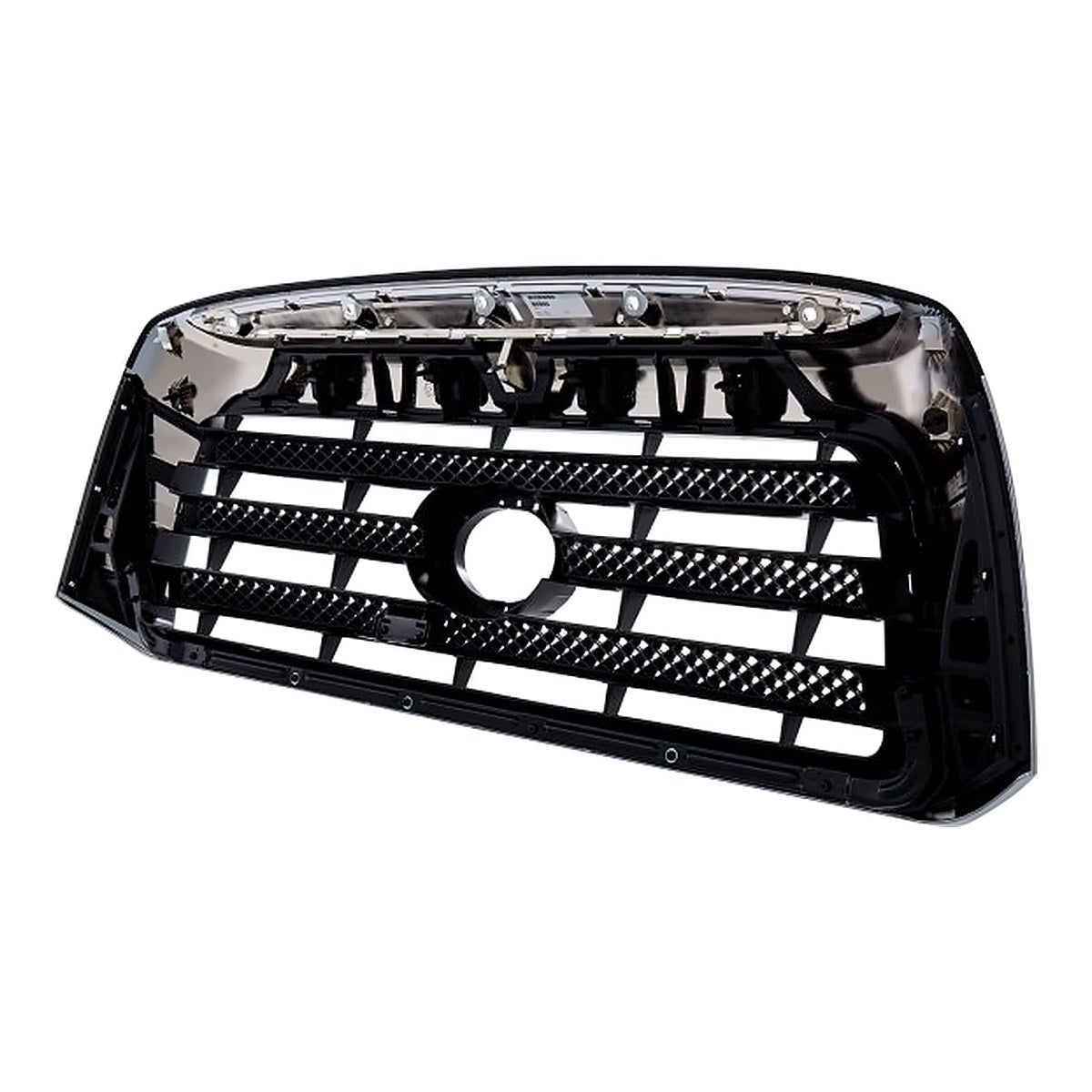 2007-2009 Toyota Tundra Grille Sr5 Model Black With Chrome Frontame – Back View (TO1200301)