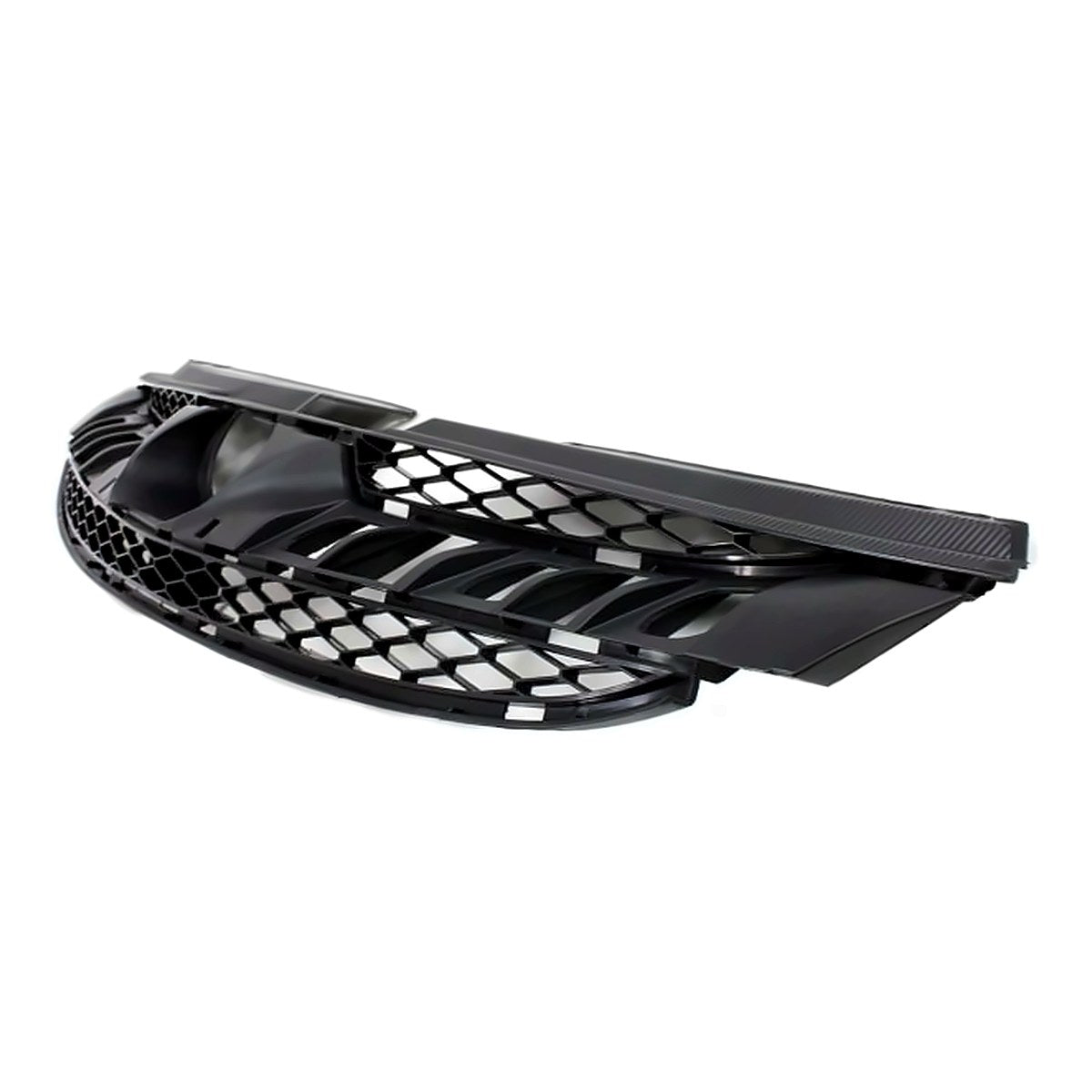 2006-2010 Toyota Sienna Grille Matte-Black Without Sensors – Side View (TO1200305)