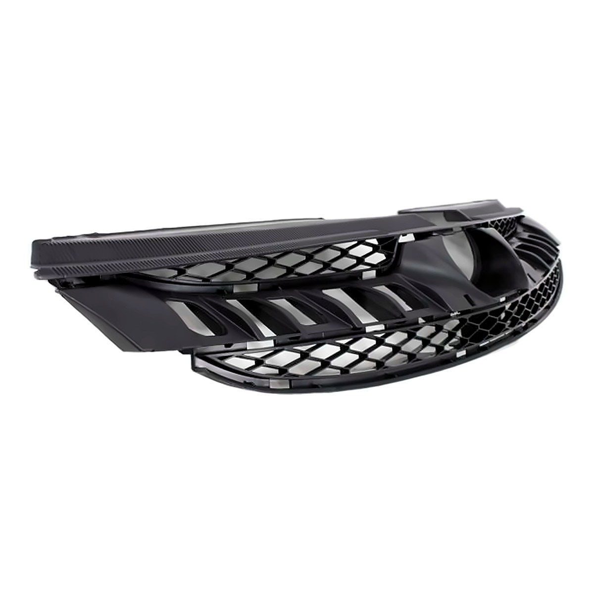 2006-2010 Toyota Sienna Grille Matte-Black Without Sensors – Side View (TO1200305)
