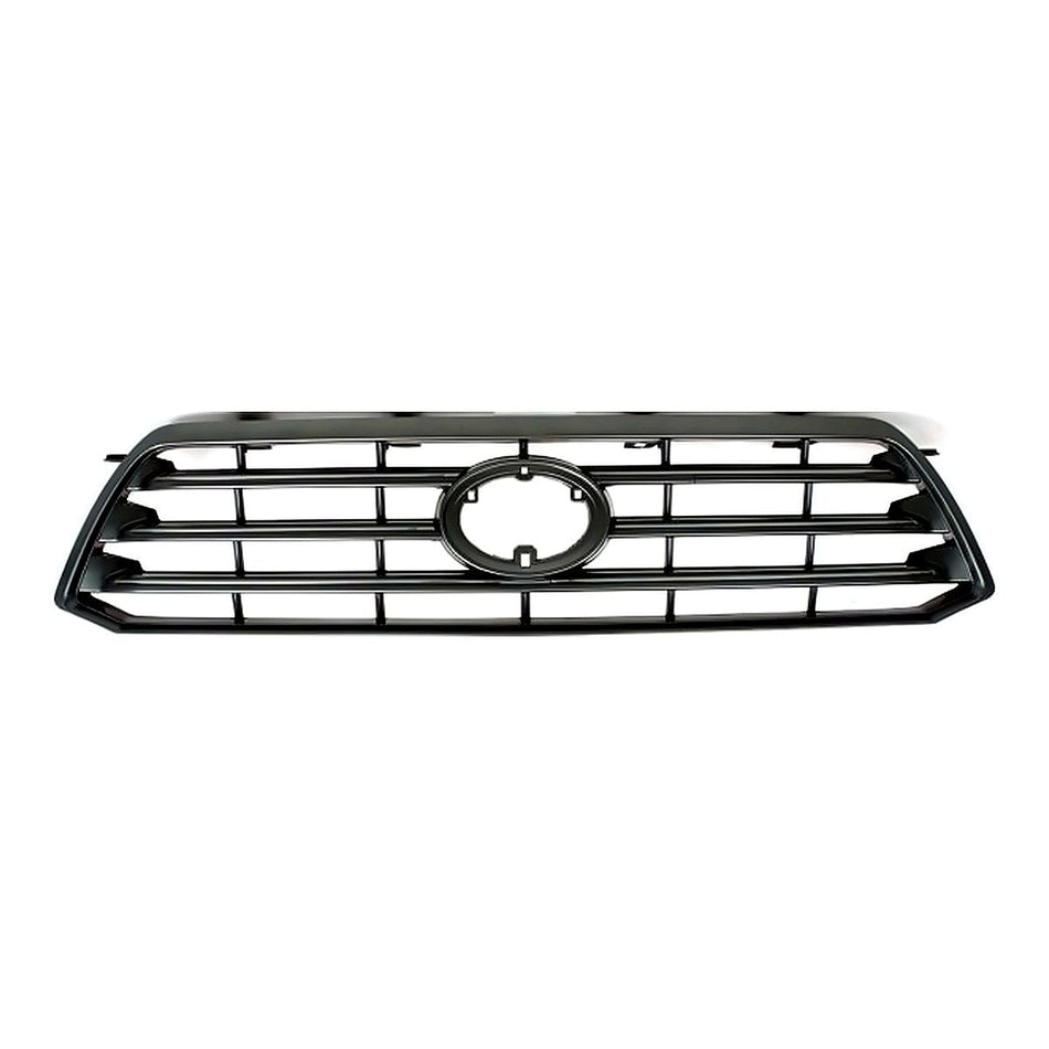2008-2010 Toyota Highlander Grille Base Painted Slv-Gray/Gray – Front View (TO1200306)