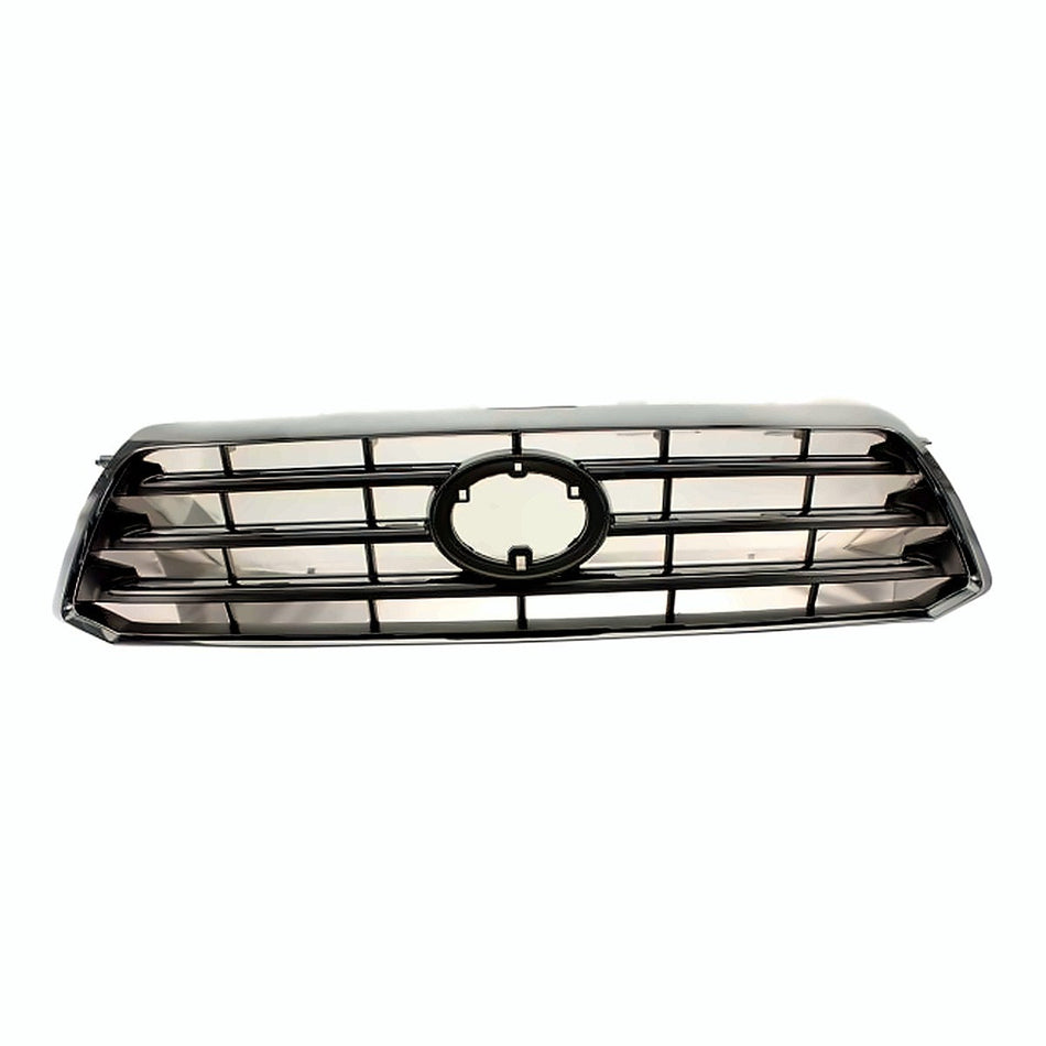 2008-2010 Toyota Highlander Grille Ltd Painted Slv-Gray/Gray – Front View (TO1200307)