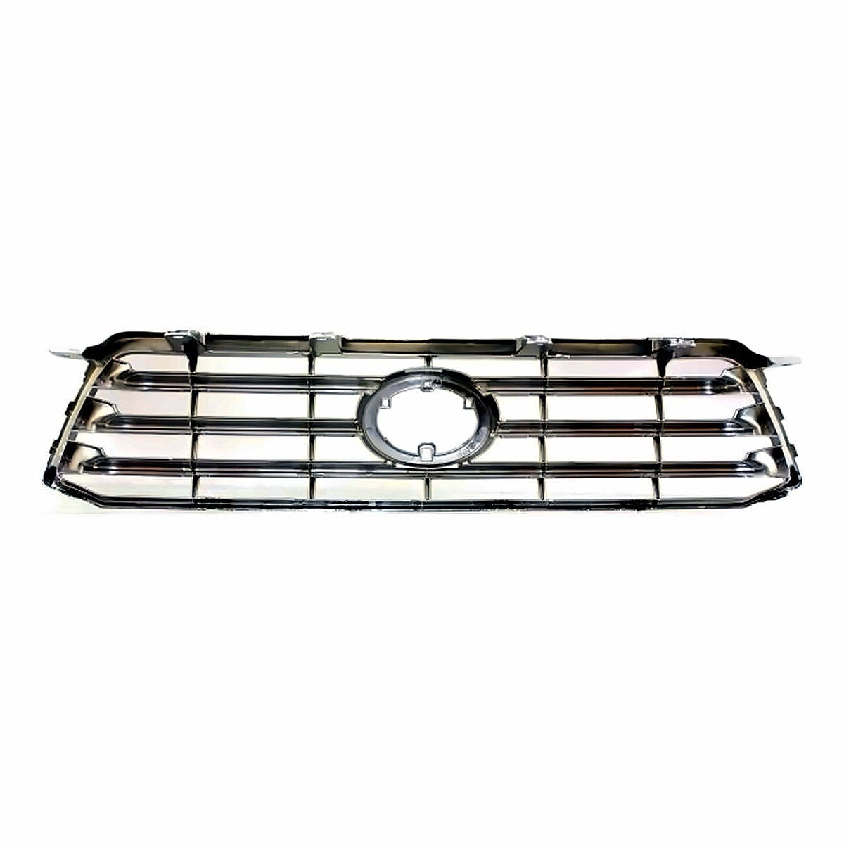 2008-2010 Toyota Highlander Grille Chrome/Black – Back View (TO1200308)