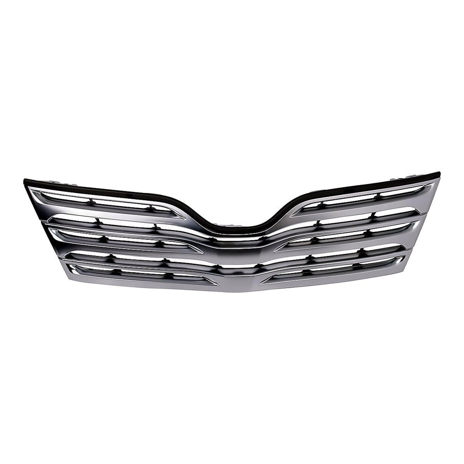2009-2012 Toyota Venza Grille Satin Nickel Chrome – Front View (TO1200321)