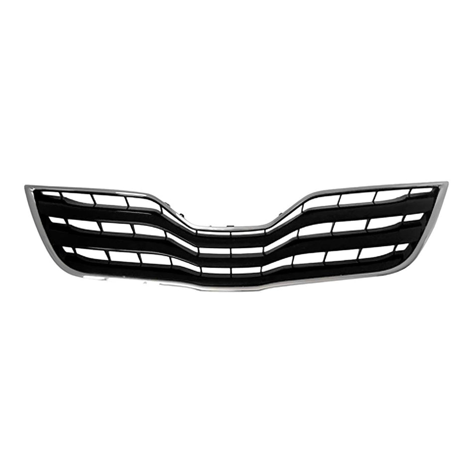 2010-2011 Toyota Camry Grille Black/Chrome Le – Front View (TO1200324)