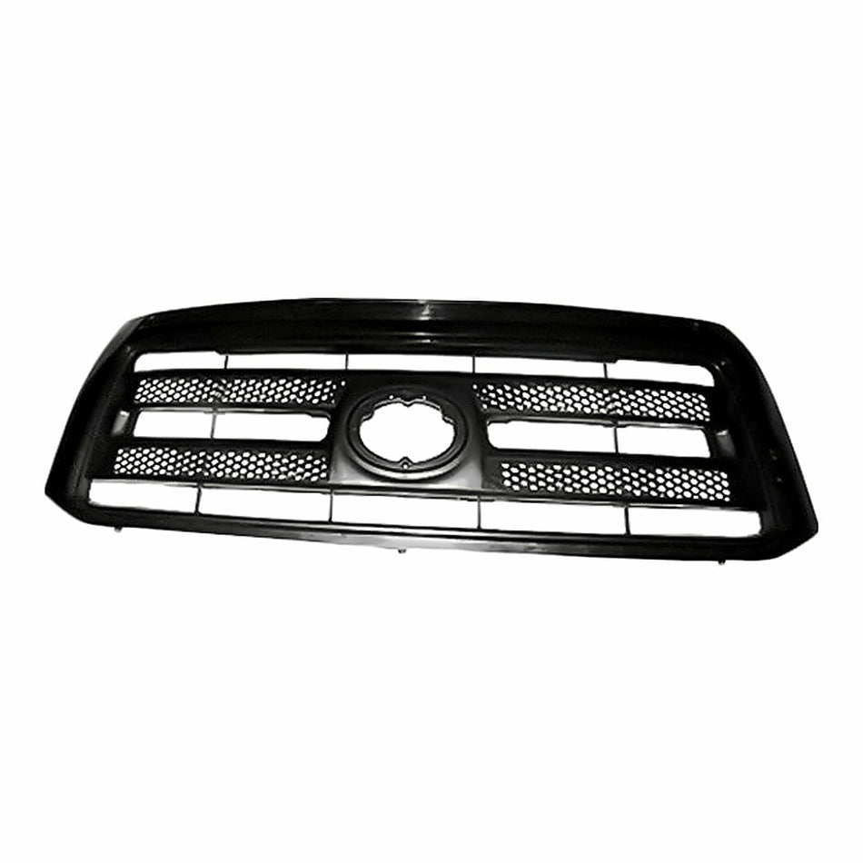 2010-2013 Toyota Tundra Grille Sr5 Model/Base Matte-Black With Black Frontame Without Sport Pkg Without Chrome – Front View (TO1200336)