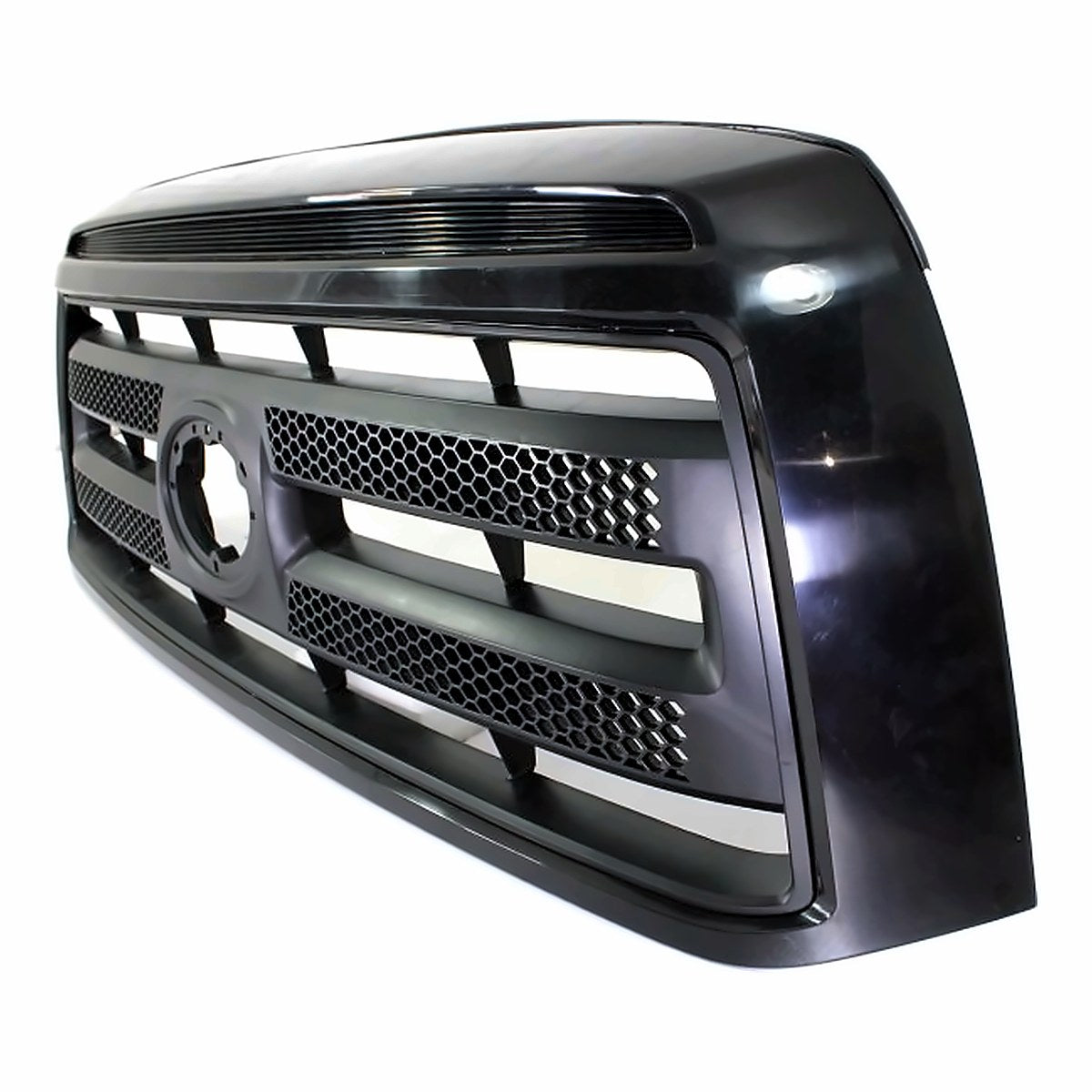 2010-2013 Toyota Tundra Grille Sr5 Model/Base Matte-Black With Black Frontame Without Sport Pkg Without Chrome – Side View (TO1200336)