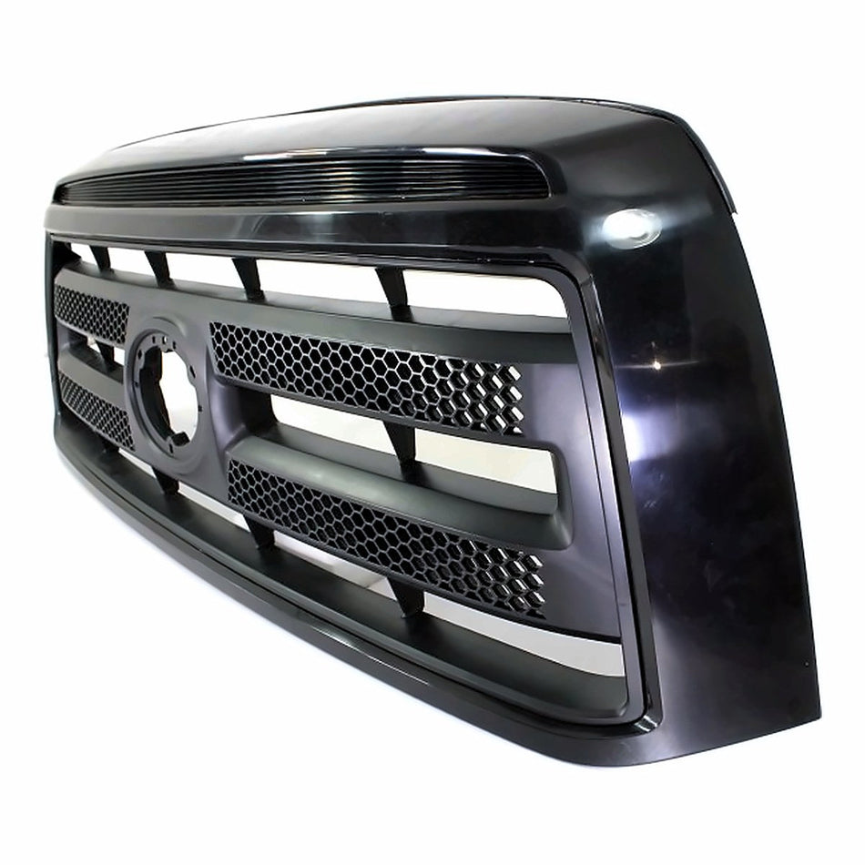2010-2013 Toyota Tundra Grille Sr5 Model/Base Matte-Black With Black Frontame Without Sport Pkg Without Chrome – Side View (TO1200336)