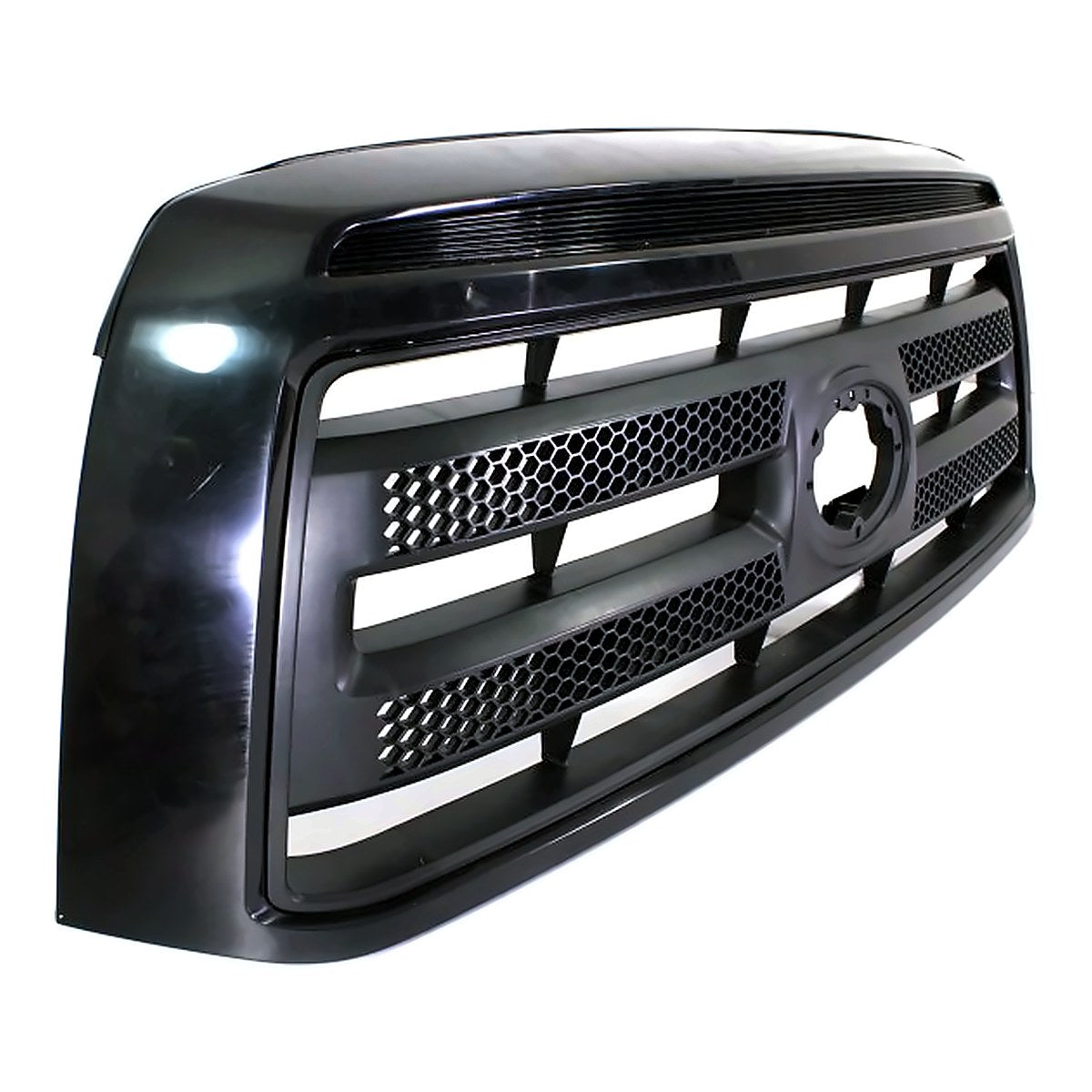 2010-2013 Toyota Tundra Grille Sr5 Model/Base Matte-Black With Black Frontame Without Sport Pkg Without Chrome – Side View (TO1200336)