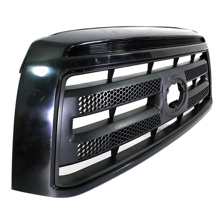 2010-2013 Toyota Tundra Grille Sr5 Model/Base Matte-Black With Black Frontame Without Sport Pkg Without Chrome – Side View (TO1200336)