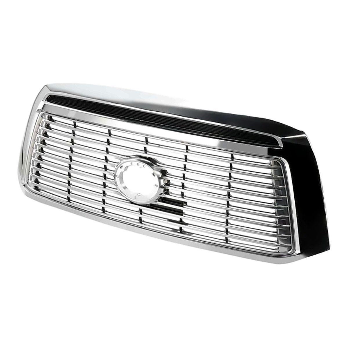 2010-2013 Toyota Tundra Grille Ltd/Platinum Model Without Sport Pkg Chrome With Silver Billet Insert Same As To1200364 – Side View (TO1200338)
