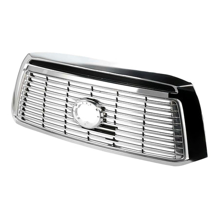 2010-2013 Toyota Tundra Grille Ltd/Platinum Model Without Sport Pkg Chrome With Silver Billet Insert Same As To1200364 – Side View (TO1200338)