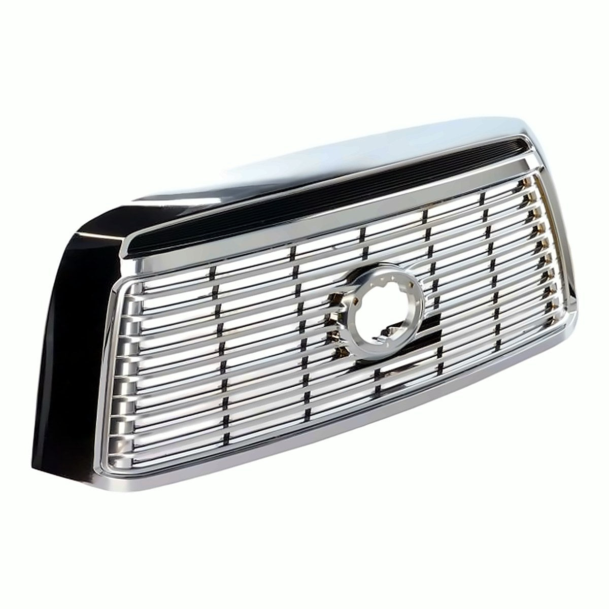 2010-2013 Toyota Tundra Grille Ltd/Platinum Model Without Sport Pkg Chrome With Silver Billet Insert Same As To1200364 – Side View (TO1200338)