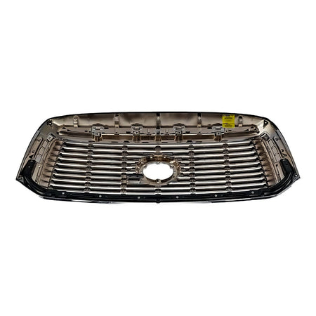 2010-2013 Toyota Tundra Grille Ltd/Platinum Model Without Sport Pkg Chrome With Silver Billet Insert Same As To1200364 – Back View (TO1200338)