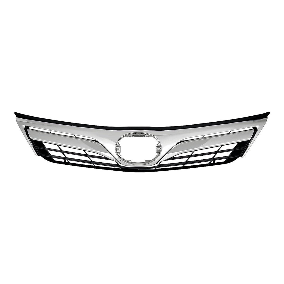 2012-2014 Toyota Camry Grille Chrome/Grey Le/Xle Models – Front View (TO1200343)