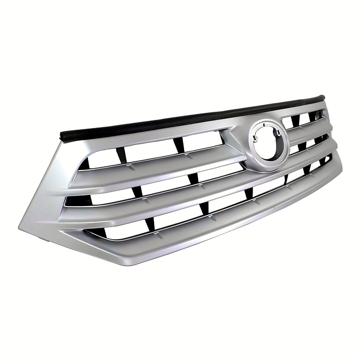 2011-2013 Toyota Highlander Grille Painted Silver – Side View (TO1200346)