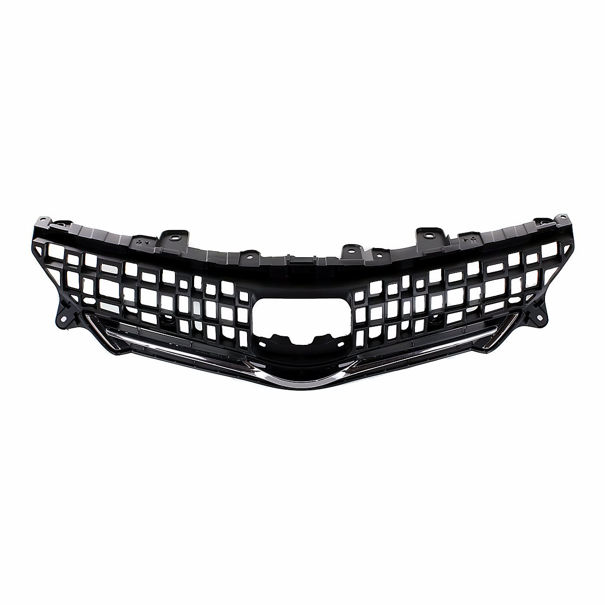 2012-2014 Toyota Prius_V Grille Matte-Dark Gray With Chrome Mldg – Front View (TO1200348)