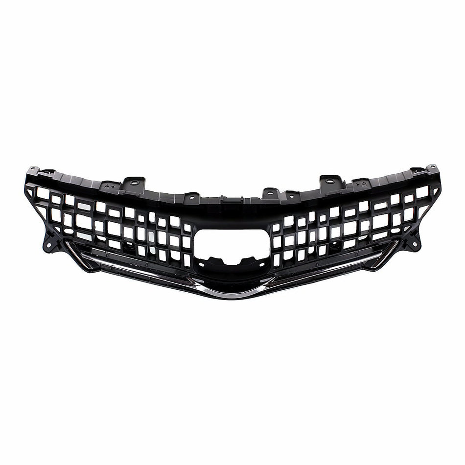 2012-2014 Toyota Prius_V Grille Matte-Dark Gray With Chrome Mldg – Front View (TO1200348)