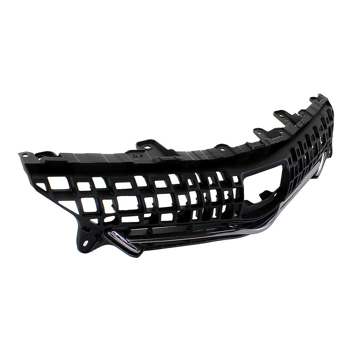 2012-2014 Toyota Prius_V Grille Matte-Dark Gray With Chrome Mldg – Side View (TO1200348)