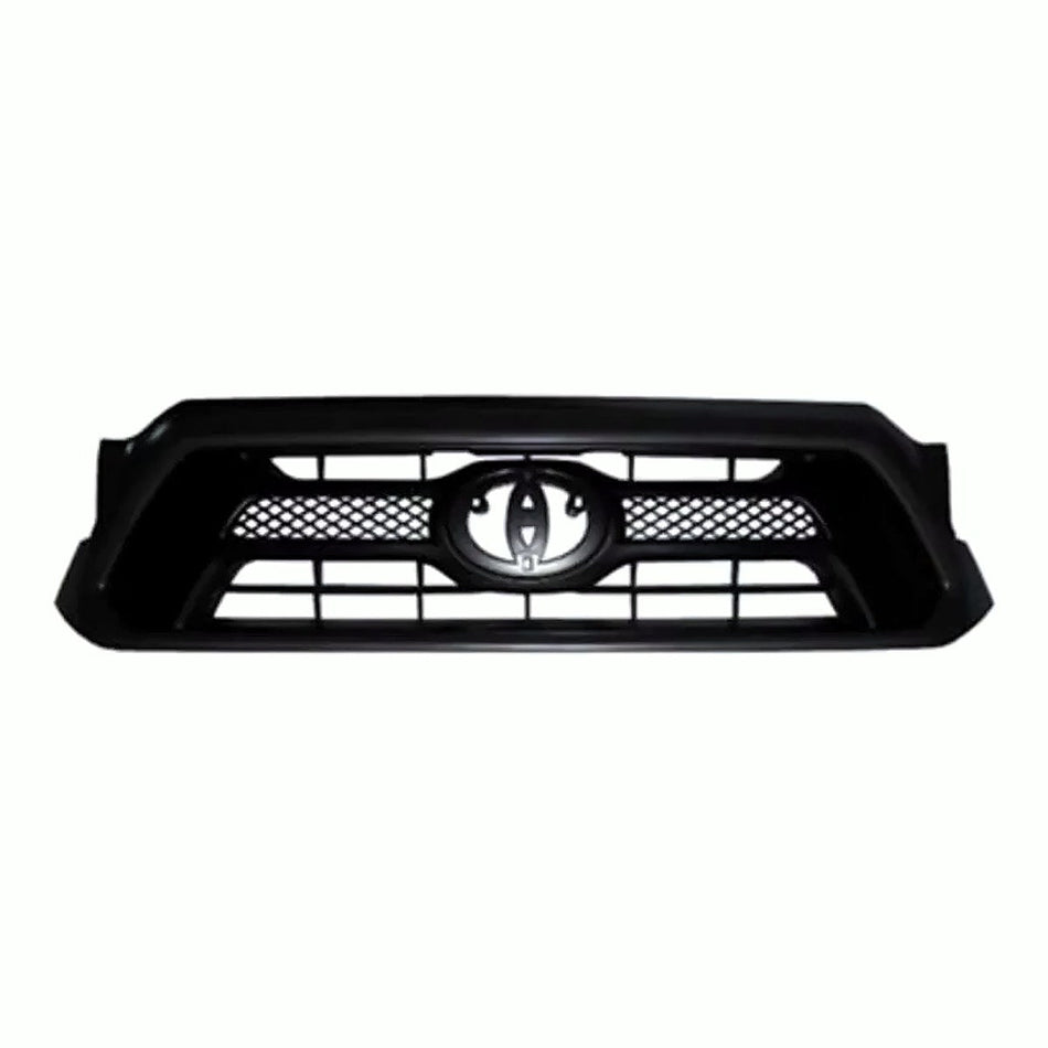2012-2015 Toyota Tacoma Grille Matte-Dark Gray With Black Mldg – Front View (TO1200349)