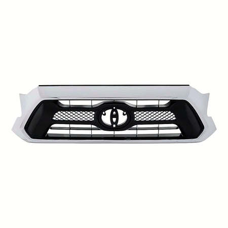 2012-2015 Toyota Tacoma Grille Matte-Dark Gray With Chrome Mldg Sr5 – Front View (TO1200351)