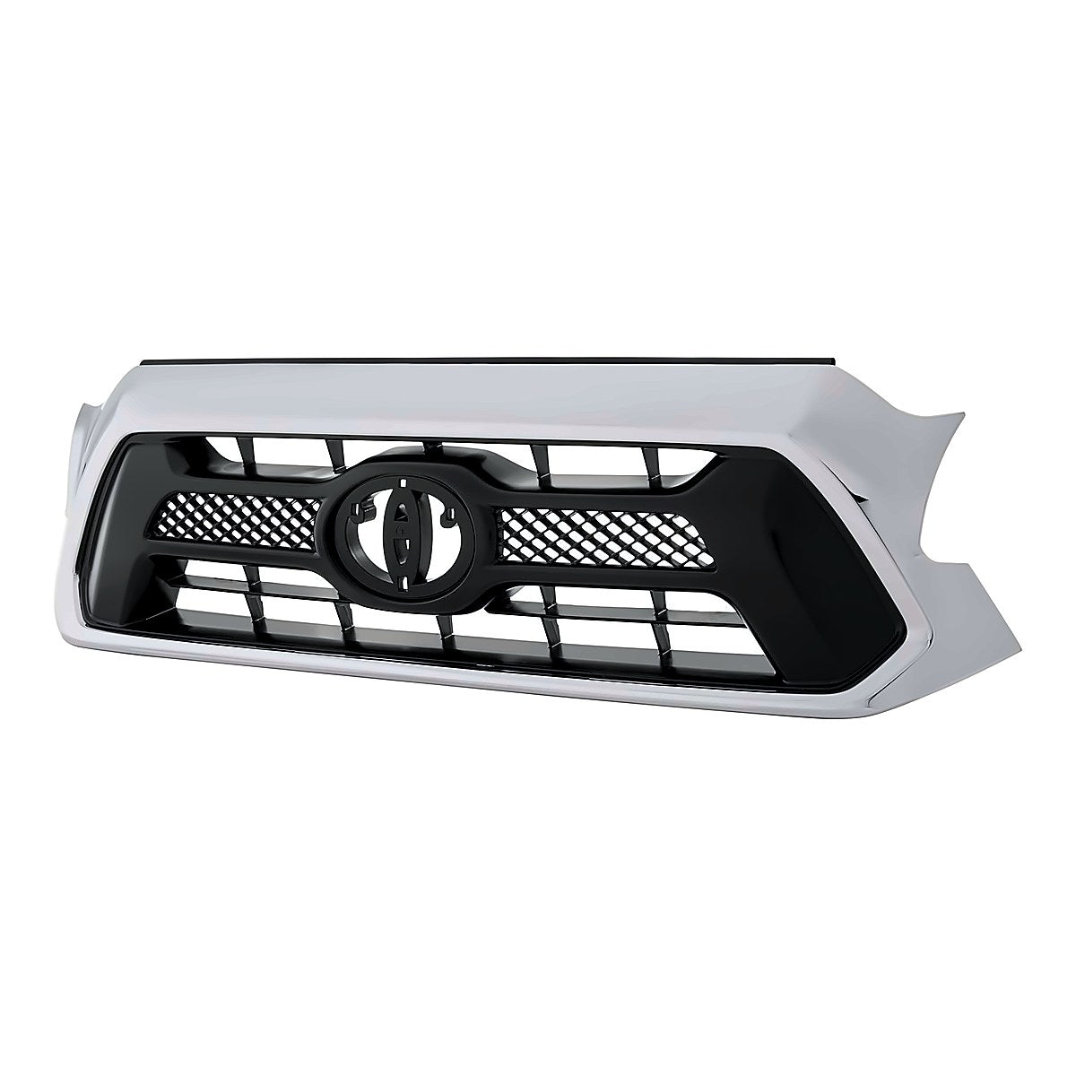 2012-2015 Toyota Tacoma Grille Matte-Dark Gray With Chrome Mldg Sr5 – Side View (TO1200351)