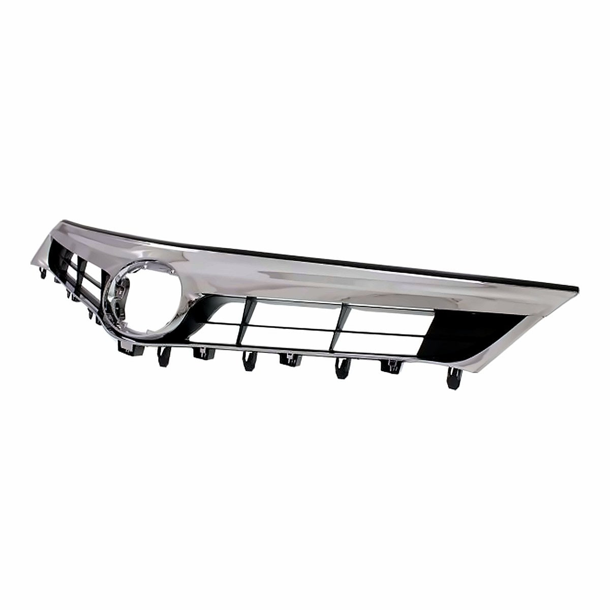 2013-2015 Toyota Avalon Grille Matte-Black With Chrome Mldg Without Pre-Collision Without Emblem – Side View (TO1200357)