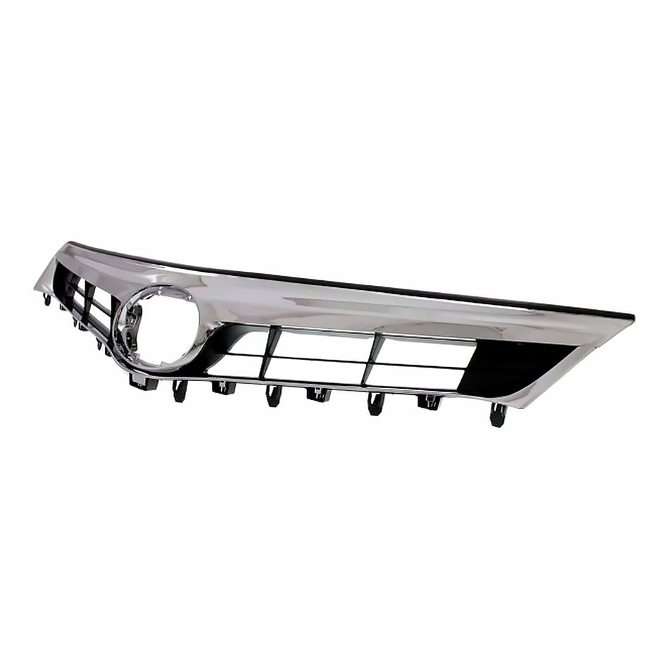 2013-2015 Toyota Avalon Grille Matte-Black With Chrome Mldg Without Pre-Collision Without Emblem – Side View (TO1200357)