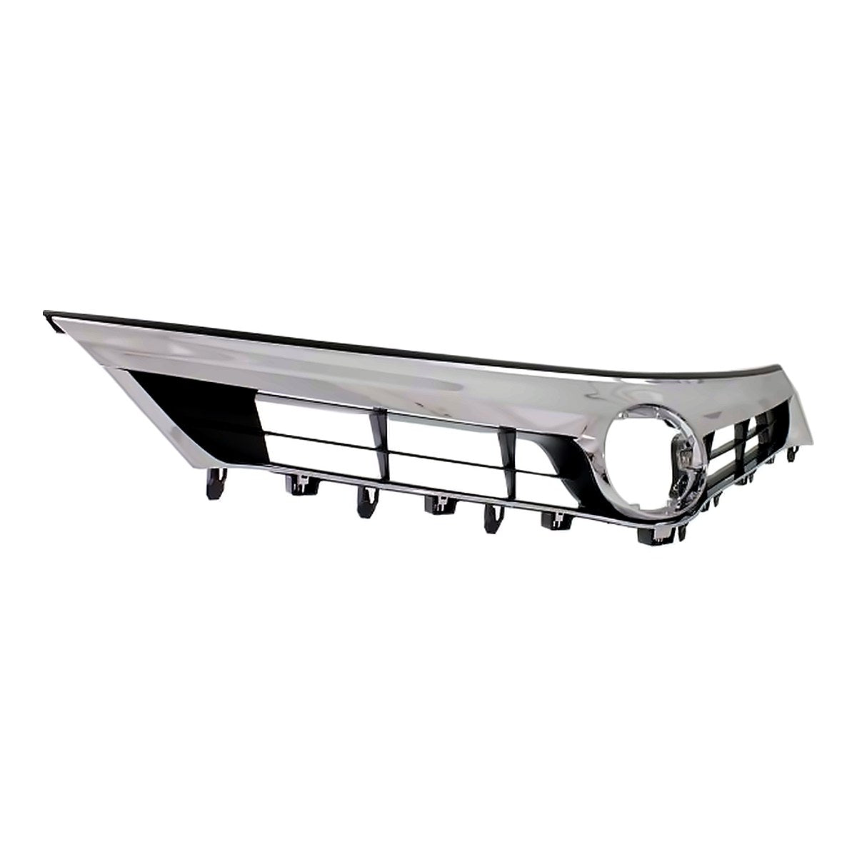 2013-2015 Toyota Avalon Grille Matte-Black With Chrome Mldg Without Pre-Collision Without Emblem – Side View (TO1200357)