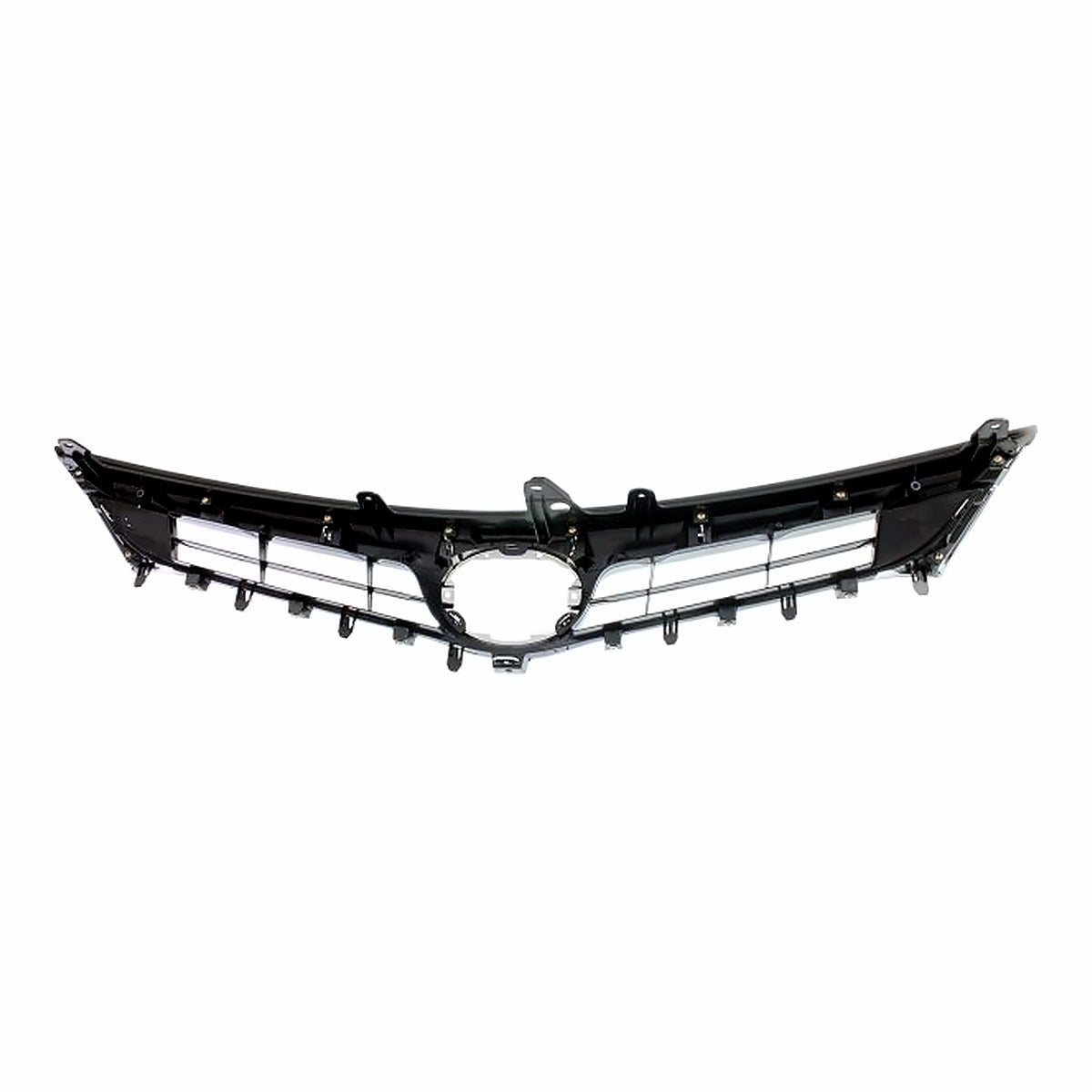 2013-2015 Toyota Avalon Grille Matte-Black With Chrome Mldg Without Pre-Collision Without Emblem – Back View (TO1200357)