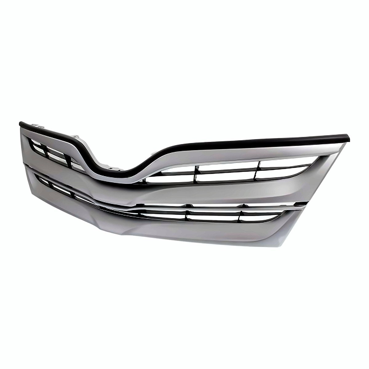 2013-2016 Toyota Venza Grille Painted Silver/Black – Side View (TO1200359)
