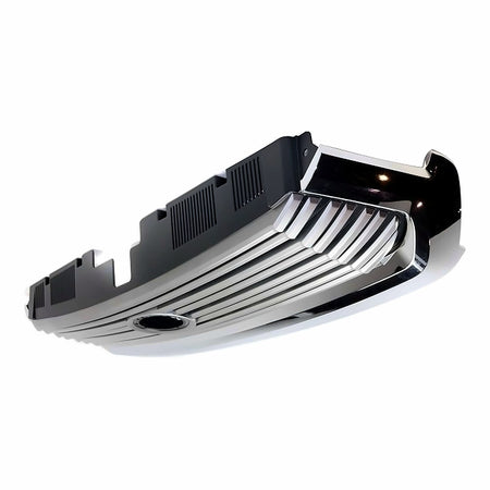 2014-2017 Toyota Tundra Grille Painted Silver-Gray With Chrome Moulding 8Bars Limited Model – Side View (TO1200374)