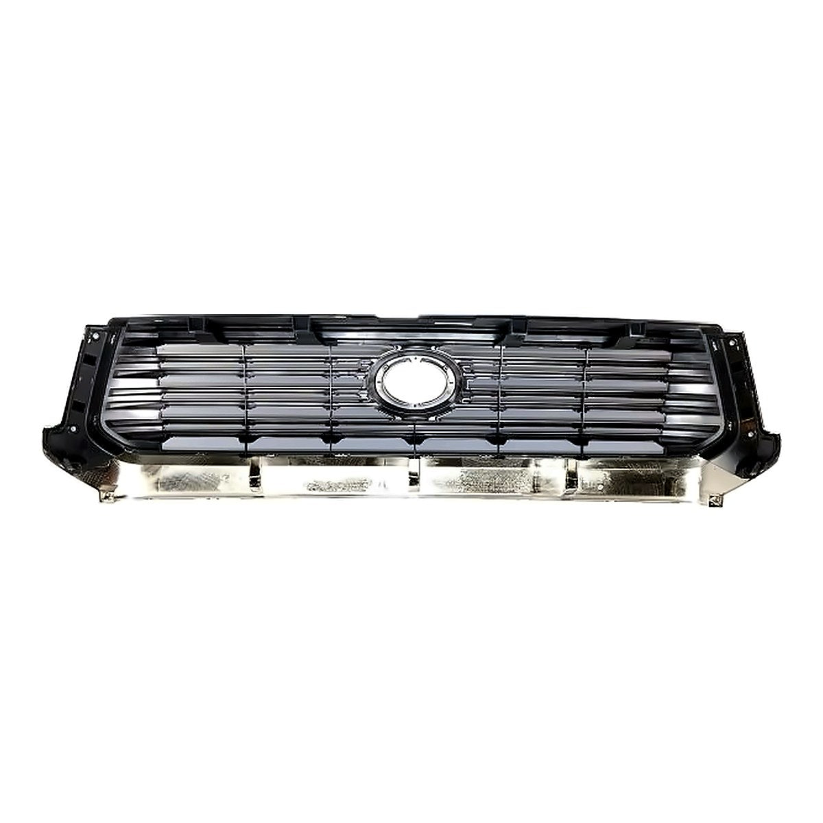 2014-2017 Toyota Tundra Grille Painted Silver-Gray With Chrome Moulding 8Bars Limited Model – Back View (TO1200374)