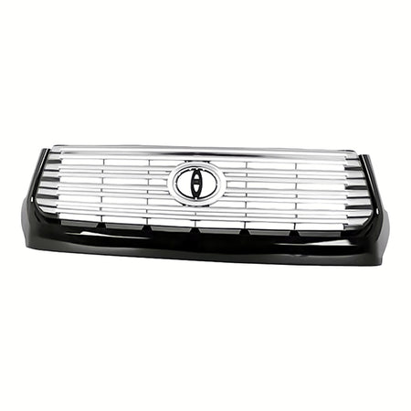 2014-2017 Toyota Tundra Grille Painted Silver-Gray With Black Moulding Platinum Model – Front View (TO1200375)