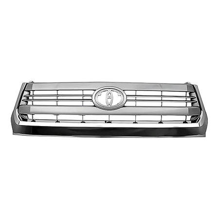 2014-2017 Toyota Tundra Grille Painted Silver-Gray With Chrome Moulding 1794 Edition – Front View (TO1200376)