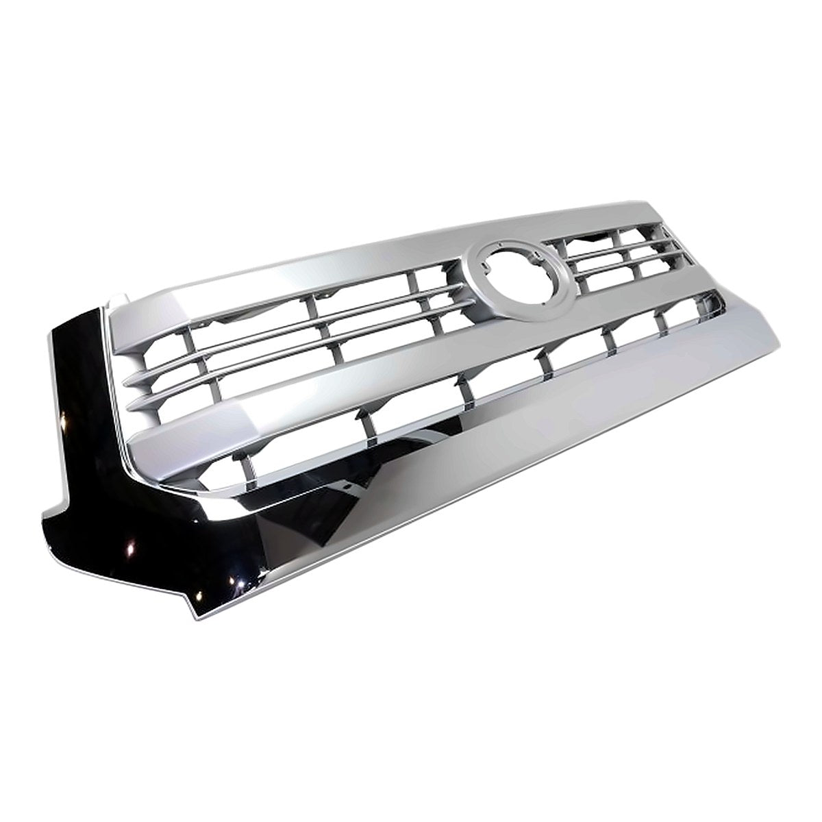 2014-2017 Toyota Tundra Grille Painted Silver-Gray With Chrome Moulding 1794 Edition – Side View (TO1200376)