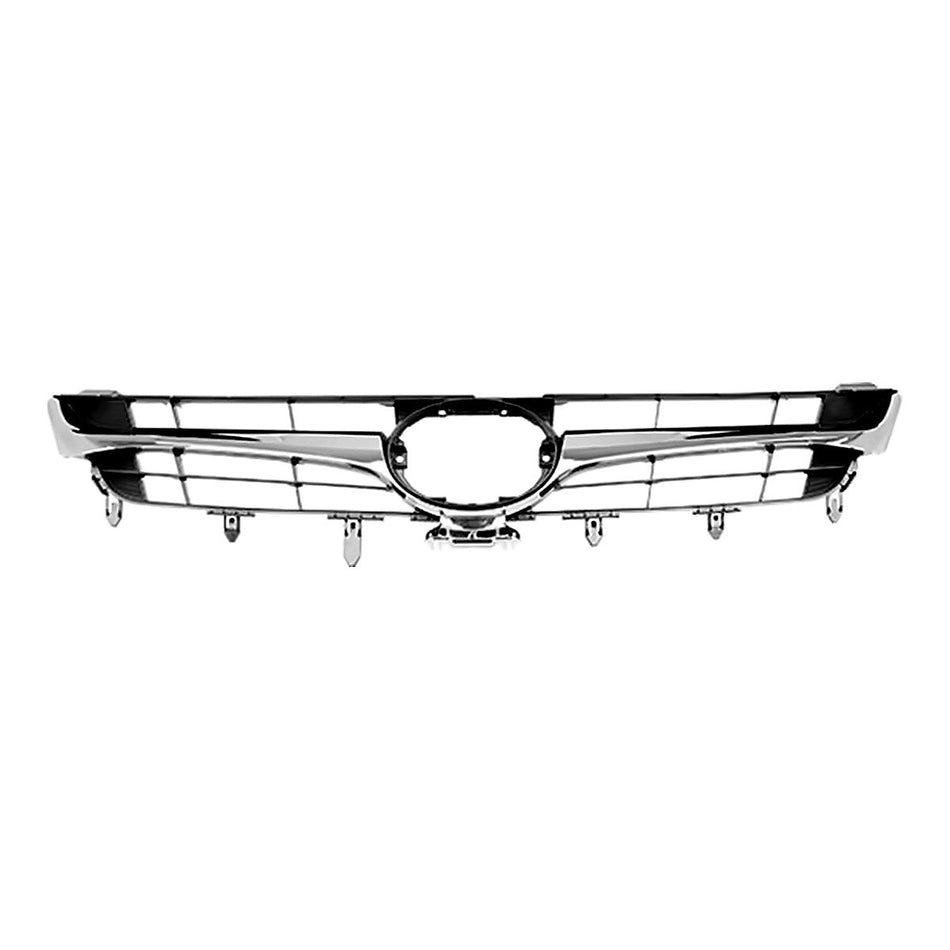 2015-2017 Toyota Camry_Hybrid Grille Black With Chrome Modling Without Pre-Collision Same As To1200377 – Front View (TO1200387)