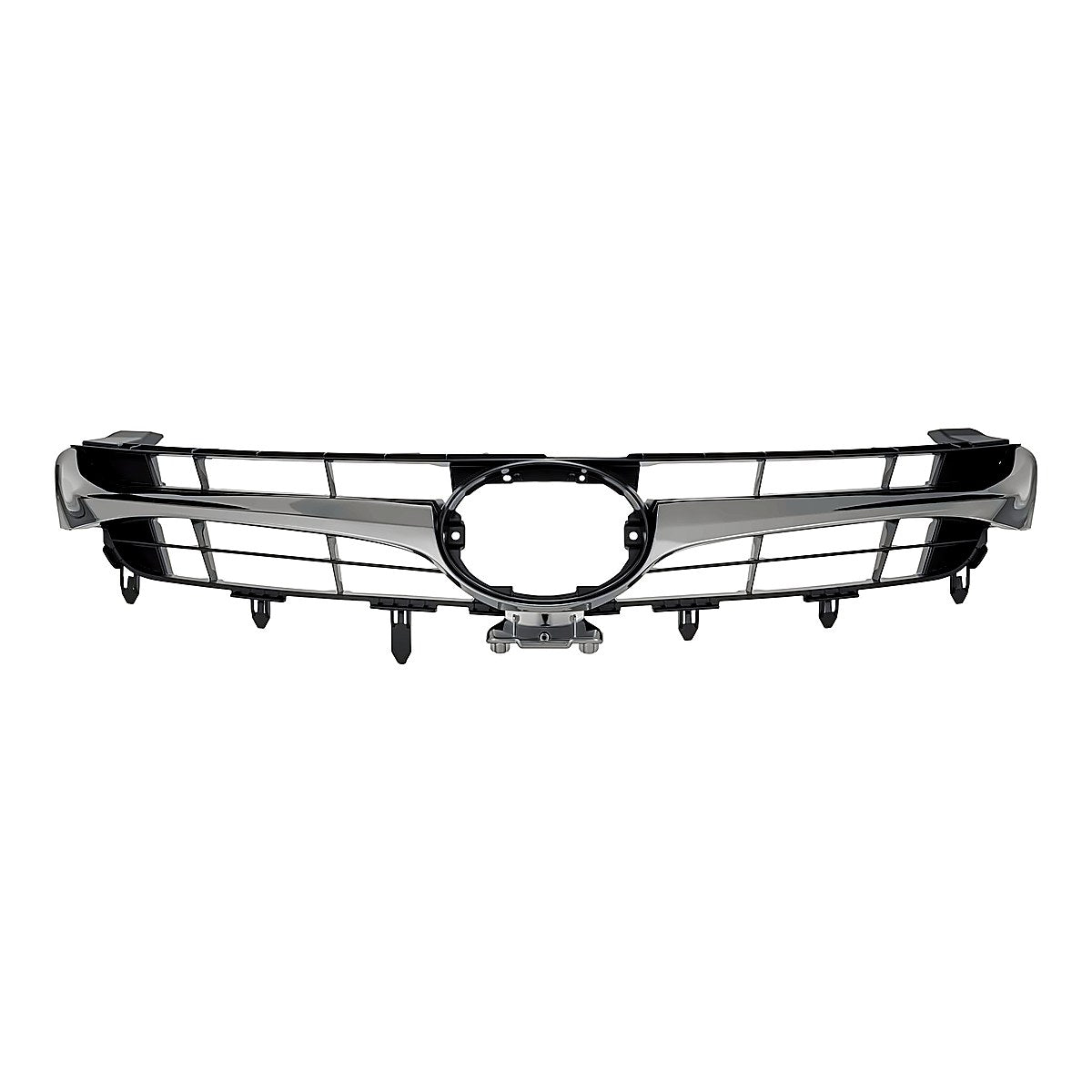 2015-2016 Toyota Camry_Hybrid Grille Black With Smoked Chrome Moulding Se – Front View (TO1200388)