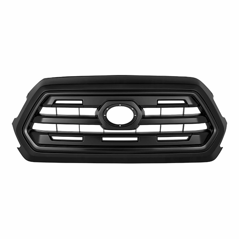 2016-2017 Toyota Tacoma Grille Black With Black Moulding/Black Frontame Base/Sr5 Model – Front View (TO1200407)
